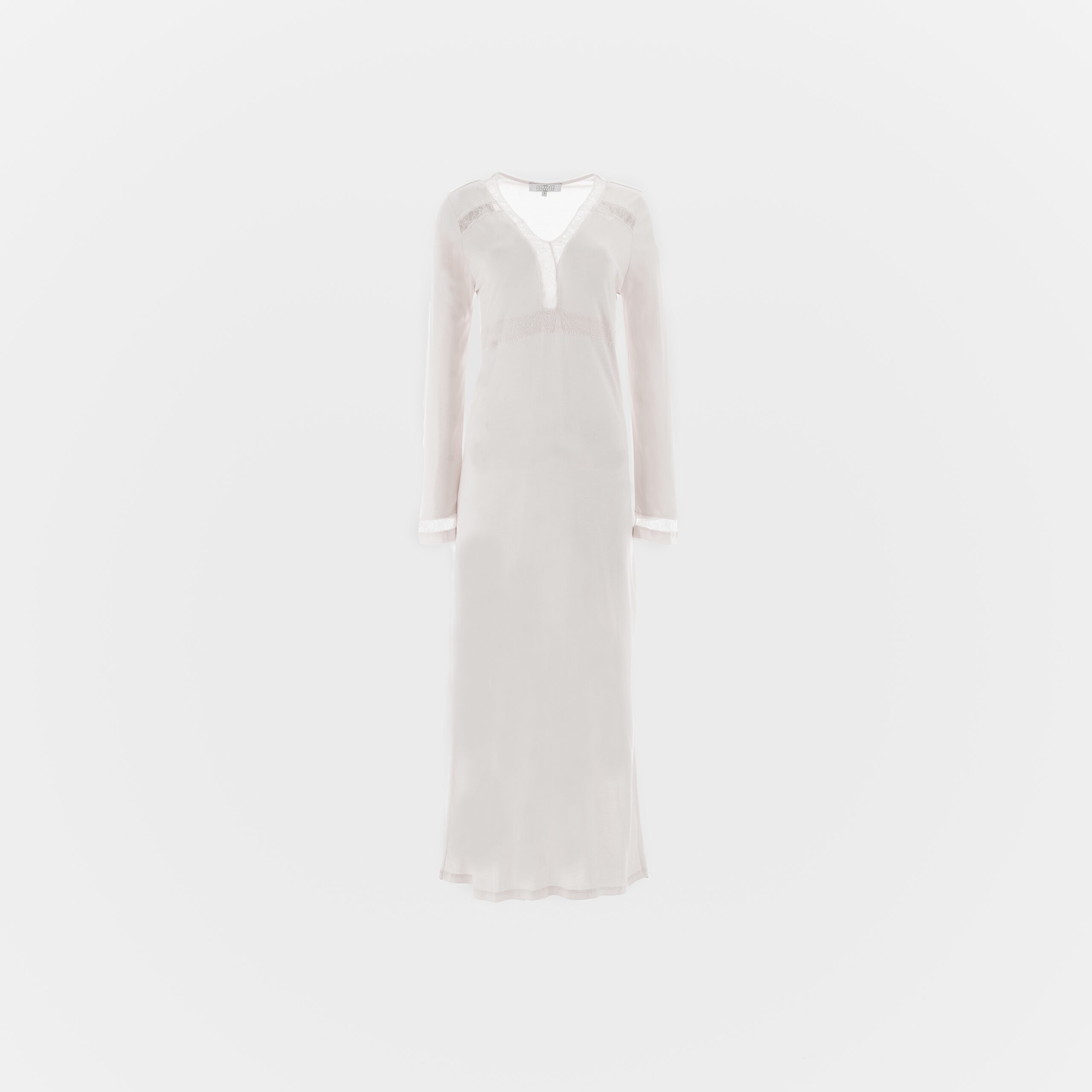 Women's Nightdress (Knitted) Cream - Image 2