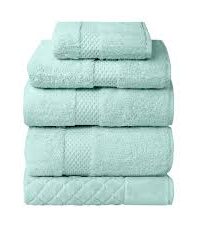 download (38) Etoile Pale Blue/Green Towel Collection
