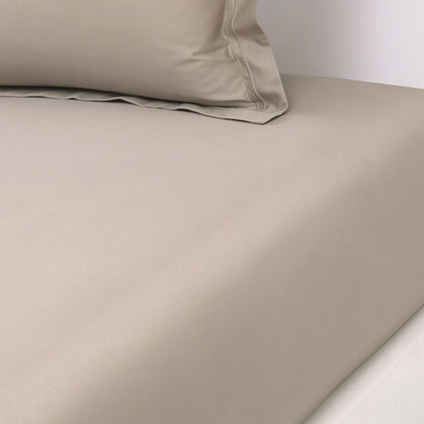 Triomphe Stone Fitted Sheet