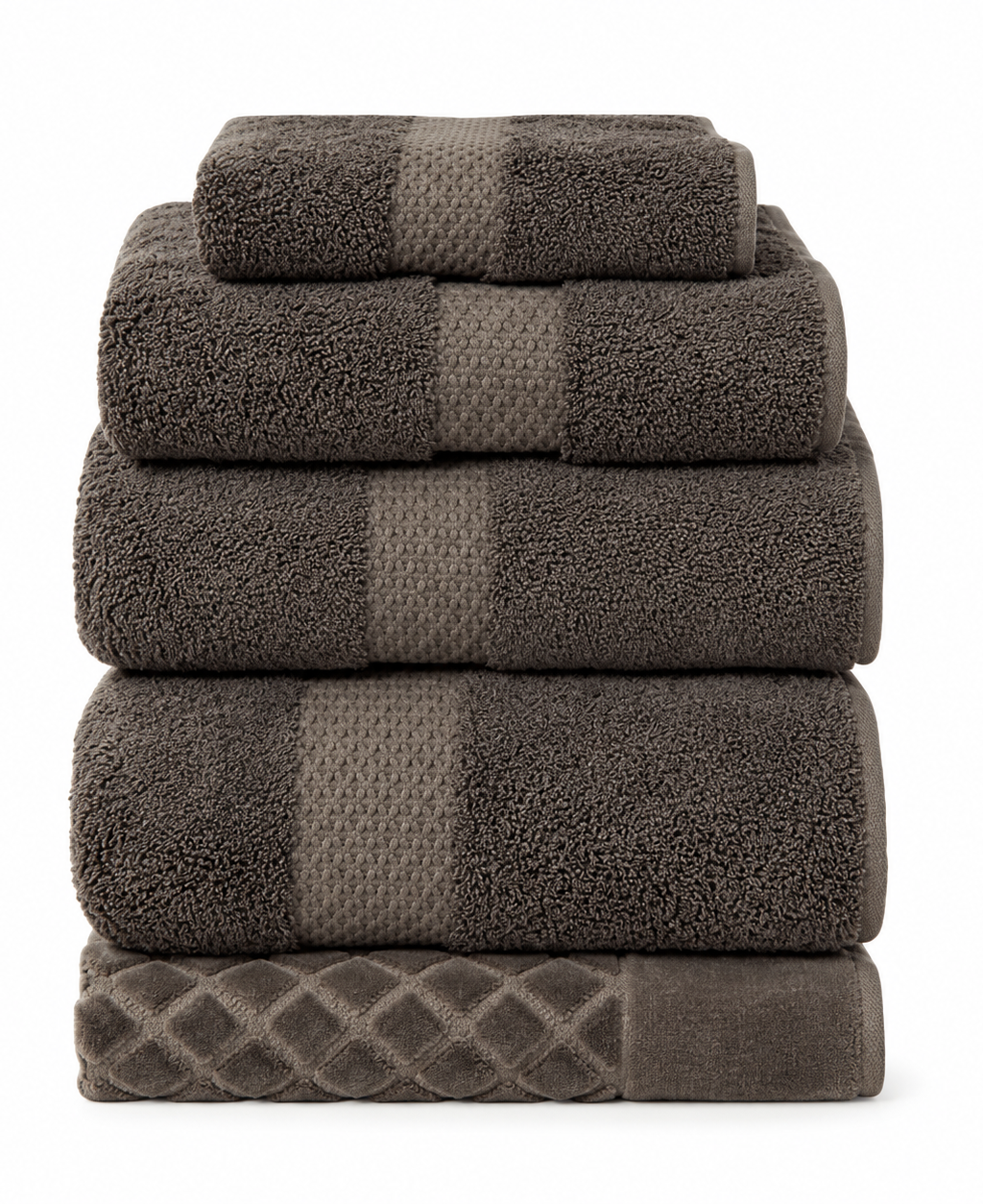 Etoile Taupe Hand Towel