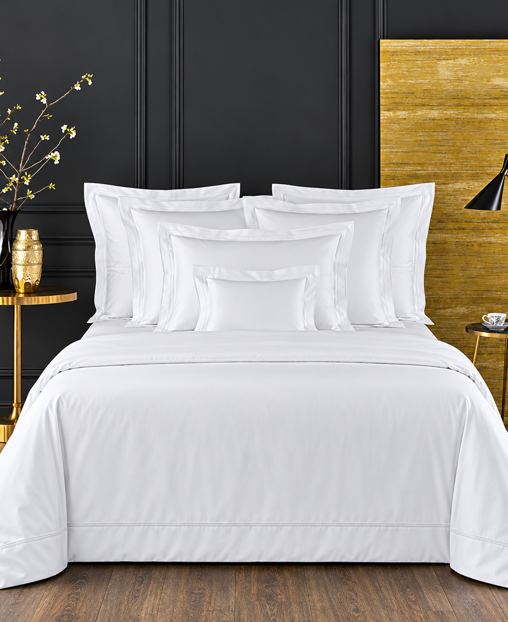 Triomphe White Bedding Collection