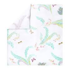 Evasion Mint Duvet Cover