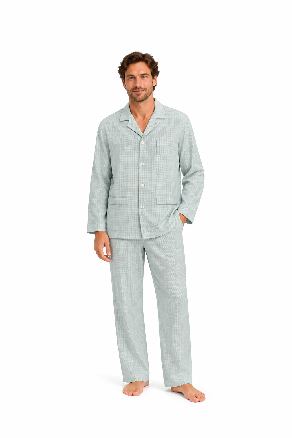 Mens brushed cotton pyjamas