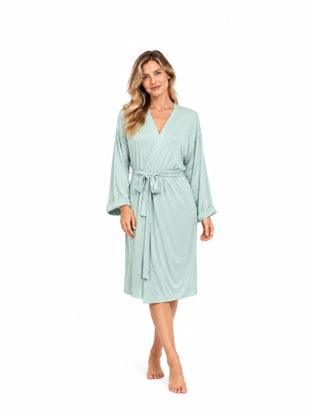 Womans short robe