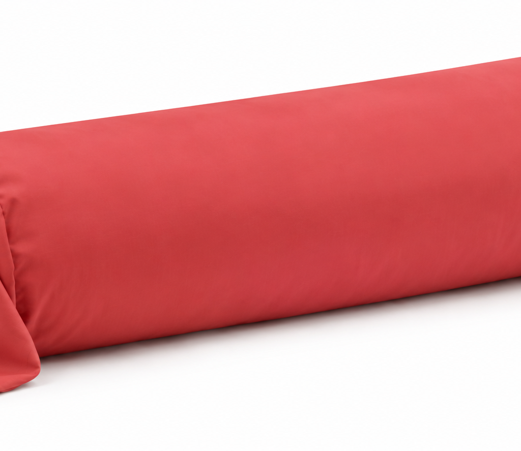 Triomphe Red bolster pillow case