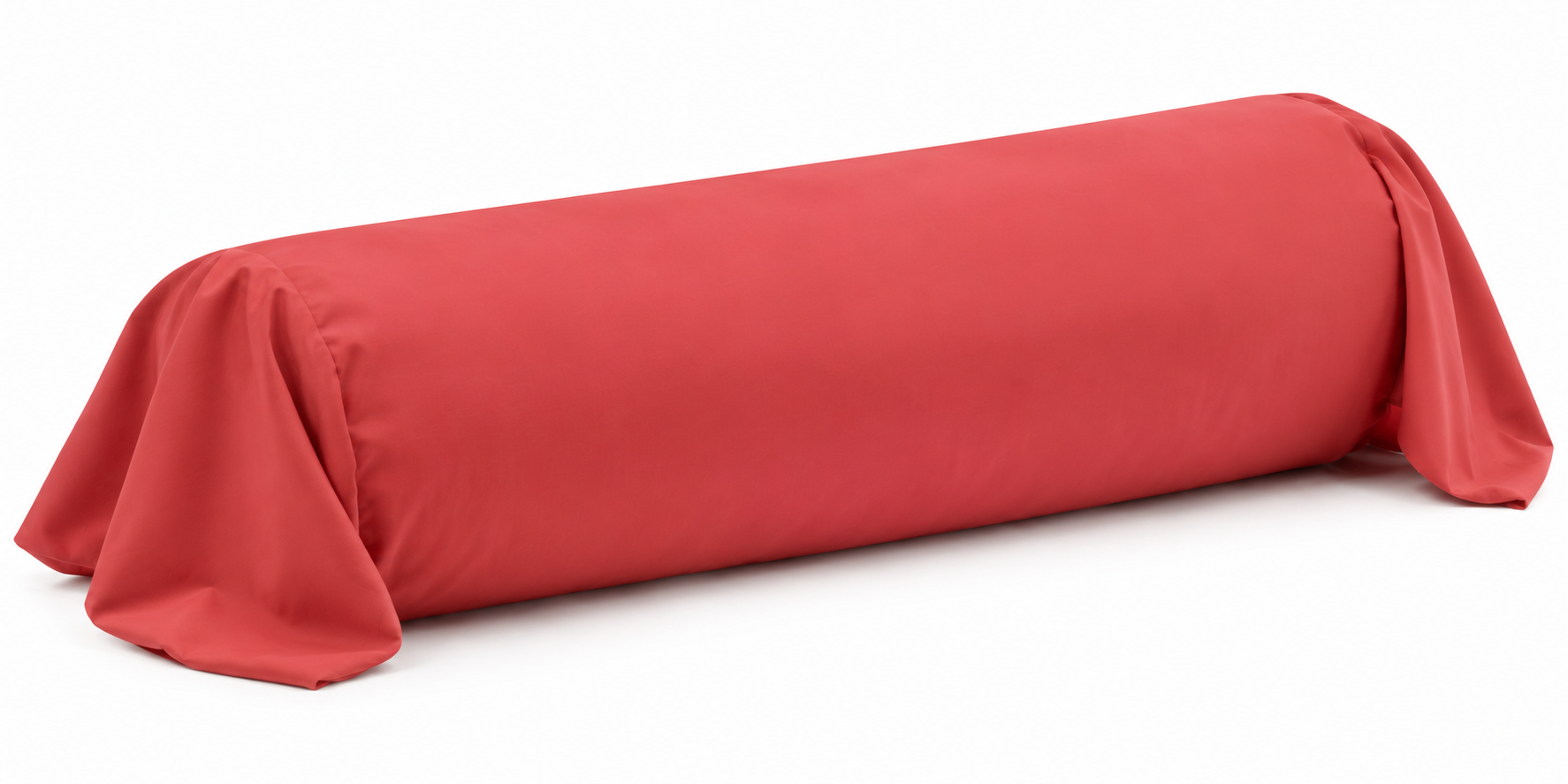 Triomphe Red bolster pillow case