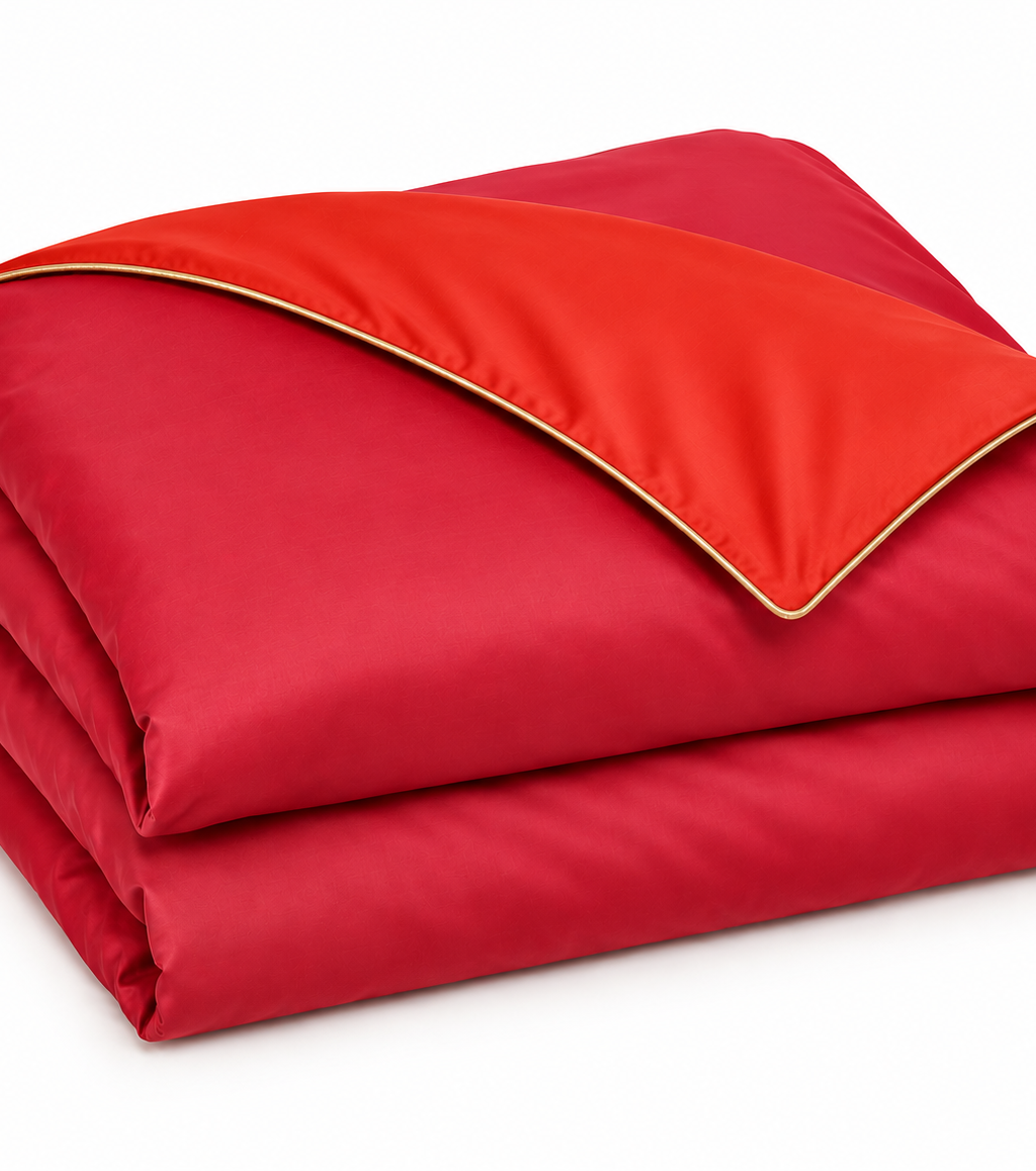 Kenzo Linea red double duvet cover