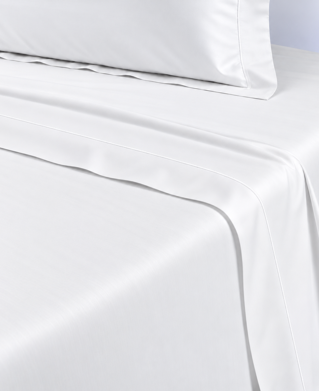 Plain percale single flat sheet