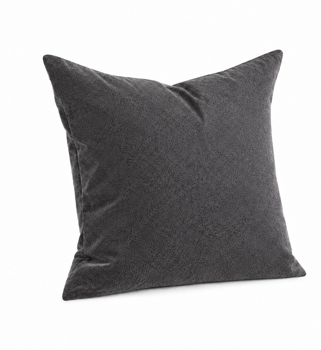 Softy Charcoal Cushion cover